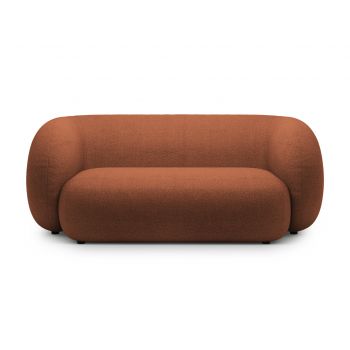 Canapea modulara 2 locuri, Kate, Micadoni, 183x99x76 cm, tesatura boucle, teracota