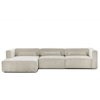 Colțar Extensibil 5 locuri ZANETTO, cu ladă de depozitare, 340x157x70 cm