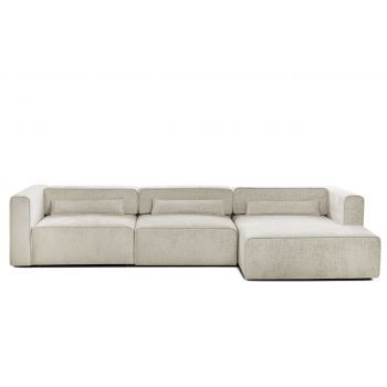 Colțar Extensibil 5 locuri ZANETTO, cu ladă de depozitare, 340x157x70 cm