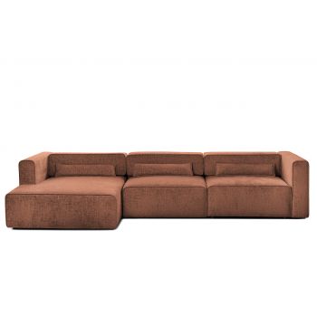 Colțar Extensibil 5 locuri ZANETTO, cu ladă de depozitare, 340x160x70 cm