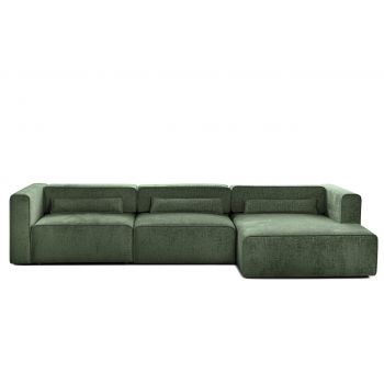 Colțar Extensibil 5 locuri ZANETTO, cu ladă de depozitare, 340x160x70 cm