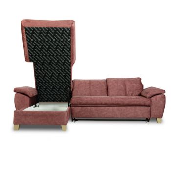 Coltar Extensibil Cu Insula Sevilia Lux, 5 Locuri, Tetiere Reglabile, 272 Cm