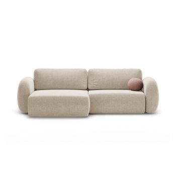 Coltar extensibil reversibil 4 locuri, Tonale, Cosmopolitan Design, 262x149x88 cm, tesatura chenille, bej inchis