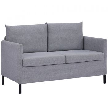 HOMCOM Sofa Compact de 2 Locuri – Eleganță și Confort | Aosom Romania