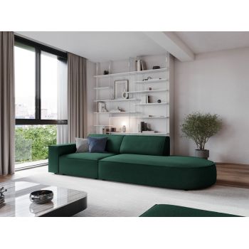 Canapea deschisa pe o parte rotunjita 3 locuri Jodie stofa Canapea deschisa pe o parte rotunjita 3 locuri Jodie stofa