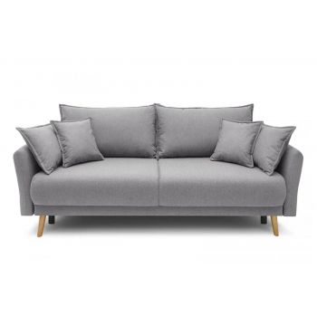 Canapea Extensibilă 3 locuri JULIET, cu ladă de depozitare, 215x88x95 cm