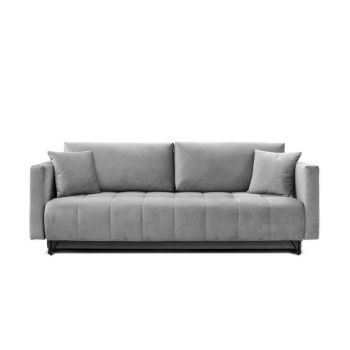 CANAPEA EXTENSIBILA textil argintiu CANAPEA EXTENSIBILA textil argintiu
