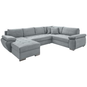 CANAPEA MODULARĂ textil albastru deschis