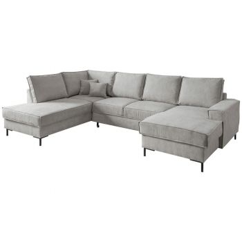 CANAPEA MODULARĂ textil argintiu CANAPEA MODULARĂ textil argintiu