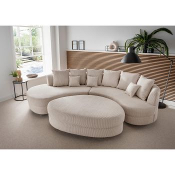 CANAPEA MODULARĂ textil bej CANAPEA MODULARĂ textil bej