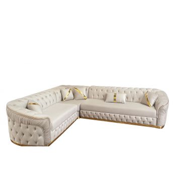 Colțar extensibil  Royal Gold personalizabil pe culori