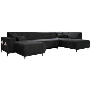 Colțar Extensibil, textil, gri închis