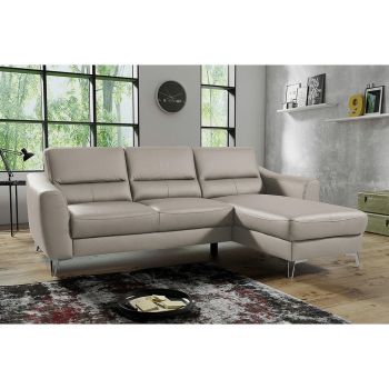 COLȚAR textil, piele platinat