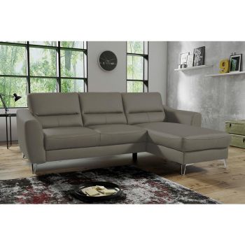 COLȚAR textil, piele sahara