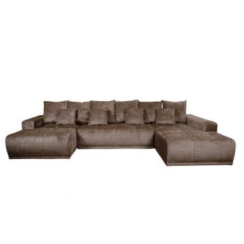 Coltar U Extensibil Otis Dreapta, 6 Locuri, Lada Depozitare, Cremona 24, 357 Cm