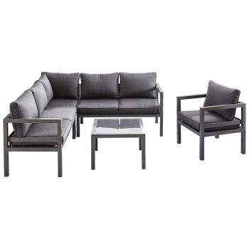 MOBILIER TERASĂ ȘI LOUNGE 18 piese 182/182 cm MOBILIER TERASĂ ȘI LOUNGE 18 piese 182/182 cm