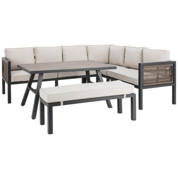 SET LOUNGE 16 piese 242/195 cm SET LOUNGE 16 piese 242/195 cm