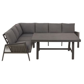 Set mobilier terasă 17 piese 219/279 cm Set mobilier terasă 17 piese 219/279 cm