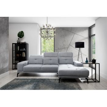 Coltar cu tetiere reglabile Torrense pe dreapta + taburet Primo 88 Coltar cu tetiere reglabile Torrense pe dreapta + taburet Primo 88