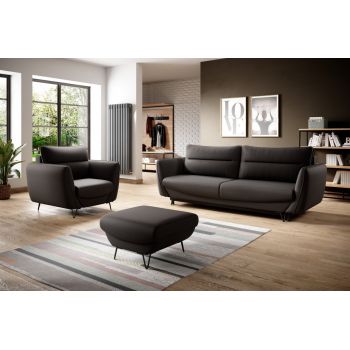 Set canapea + fotoliu + taburet Silva Flores 22 Set canapea + fotoliu + taburet Silva Flores 22