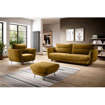 Set canapea + fotoliu + taburet Silva Loco 45 Set canapea + fotoliu + taburet Silva Loco 45