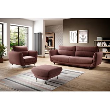 Set canapea + fotoliu + taburet Silva Lukso 24 Set canapea + fotoliu + taburet Silva Lukso 24