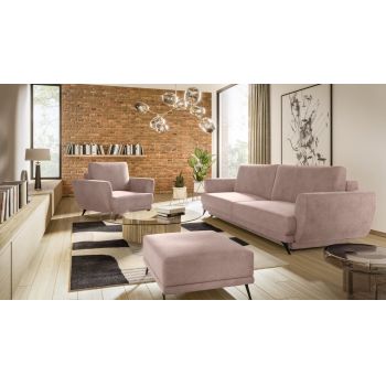 Set canapea extensibila Megis + fotoliu + taburet Gojo 101 Set canapea extensibila Megis + fotoliu + taburet Gojo 101