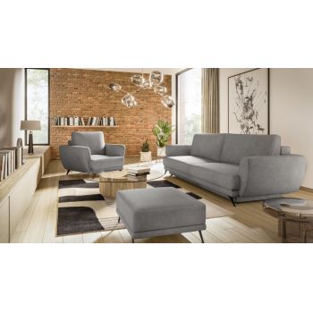 Set canapea extensibila Megis + fotoliu + taburet Poco 4 Set canapea extensibila Megis + fotoliu + taburet Poco 4