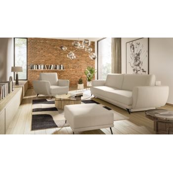 Set canapea extensibila Megis + fotoliu + taburet Softis 33 Set canapea extensibila Megis + fotoliu + taburet Softis 33