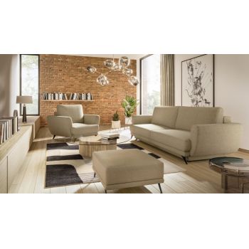 Set canapea extensibila Megis + fotoliu + taburet Vero 18 Set canapea extensibila Megis + fotoliu + taburet Vero 18