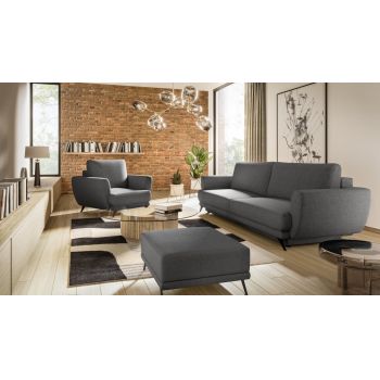 Set canapea extensibila Megis + fotoliu + taburet Vero 5 Set canapea extensibila Megis + fotoliu + taburet Vero 5