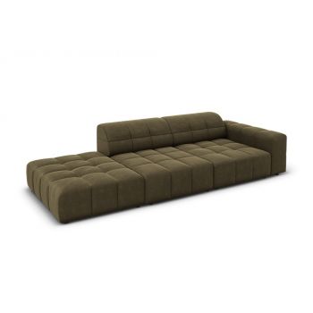 Canapea 3 locuri deschisa pe o parte Chicago catifea L262 cm Canapea 3 locuri deschisa pe o parte Chicago catifea L262 cm
