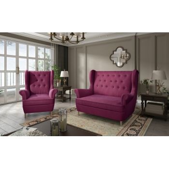 Set canapea Aros + fotoliu Aros Matvelvet 68 Set canapea Aros + fotoliu Aros Matvelvet 68