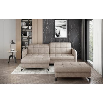 Set coltar Lorelle pe stanga + taburet Lorelle Dora 21 Set coltar Lorelle pe stanga + taburet Lorelle Dora 21