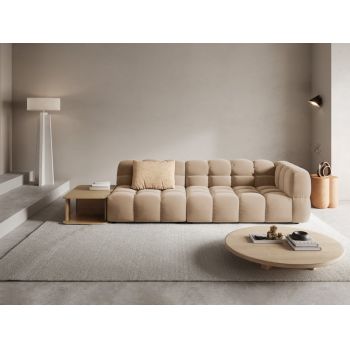 Canapea deschisa Sky 4 locuri catifea + masuta de cafea Canapea deschisa Sky 4 locuri catifea + masuta de cafea