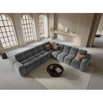 Coltar Lisa L catifea L310 cm Coltar Lisa L catifea L310 cm