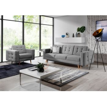 Set canapea extensibila Asgard + fotoliu Cover 87 Set canapea extensibila Asgard + fotoliu Cover 87