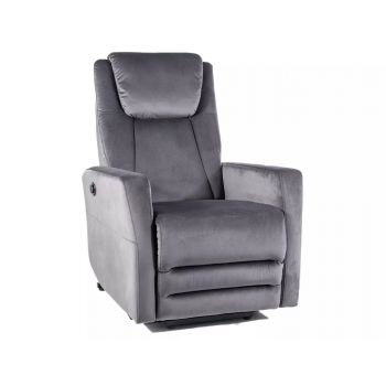 Fotoliu recliner Adonis velvet gri Blu14 Fotoliu recliner Adonis velvet gri Blu14