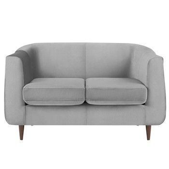 Canapea cu 2 locuri Kooko Home GLAM, gri deschis Canapea cu 2 locuri Kooko Home GLAM, gri deschis