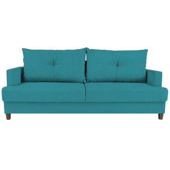 Canapea extensibilă cu 3 locuri Melart Lorenzo, turcoaz Canapea extensibilă cu 3 locuri Melart Lorenzo, turcoaz