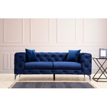 Canapea 2 locuri Como Bleumarin 197x70x90 cm Canapea 2 locuri Como Bleumarin 197x70x90 cm