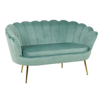 Canapea cu 2 locuri Daimon Verde deschis 134x70x77 cm Canapea cu 2 locuri Daimon Verde deschis 134x70x77 cm