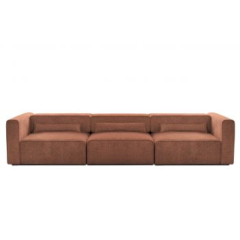 Canapea Extensibilă 5 locuri ZANETTO, cu 3 lăzi depozitare, 340x100x70 cm