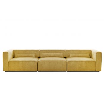 Canapea Extensibilă 5 locuri ZANETTO, cu 3 lăzi depozitare, 340x103x70 cm