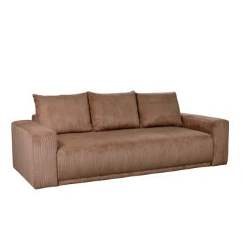 Canapea Extensibila Otis, 3 locuri, Lada Depozitare, Maro, 240 Cm