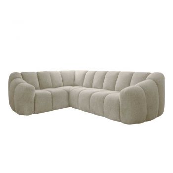 Colțar bej (cu colț pe partea stângă/în formă de ”L”) Shell – Miuform