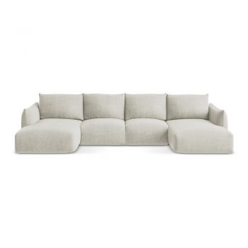 Colțar bej extensibil (în formă de 