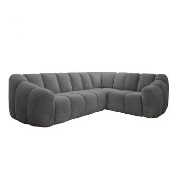 Colțar gri (cu colț pe partea dreaptă/în formă de ”L”) Shell – Miuform