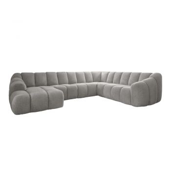 Colțar gri deschis (cu colț pe partea dreaptă/în formă de 