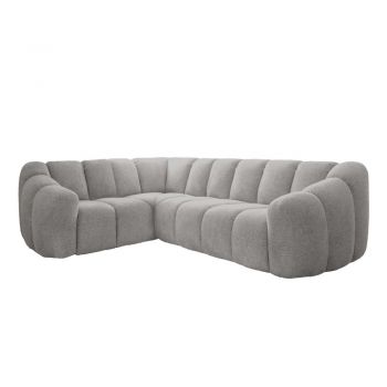 Colțar gri deschis (cu colț pe partea stângă/în formă de ”L”) Shell – Miuform